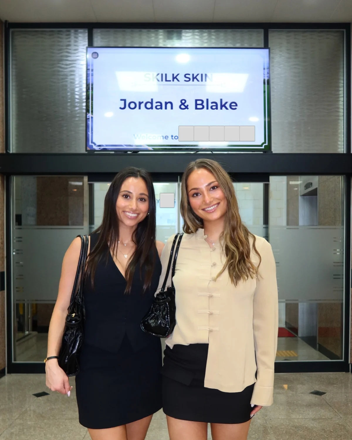 Jordan and Blake Skilken at their Korean manufacturing partner